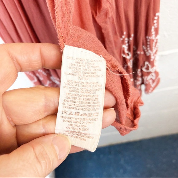 Free People Sylvia Dress Wrap Mini Dusty Mauve XS - Picture 6 of 8